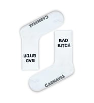 Bad Bitch Desenli Renkli Çorap