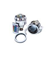 2.5 İNÇ DÜZ Bİ-XENON MERCEK + YUVARLAK ANGEL RGB