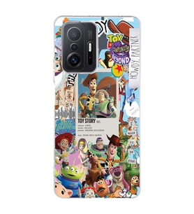 Xiaomi Mi 11T - 11T Pro Uyumlu Toy Story Tasarımlı Şeffaf Telefon Kılıfı