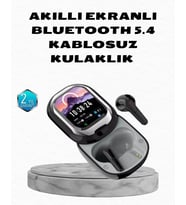 Aktif Gürültü Engelleme Özellikli Kablosuz Kulaklık – Akıllı Ekranlı Şarj Kutusu (Çok Renkli)