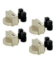 Ocak Düğme Takımı Universal – 4’lü Gold (Çift Adaptörlü)