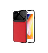 Apple iPhone 8 Plus Uyumlu Kılıf Zore Emiks Kapak (Kırmızı)