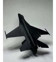 f16 Savaş Uçağı Modeli Siyah Renk 15 CM Ev Ofsi Dekoratif Obje