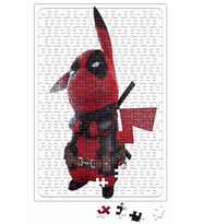 Desenho Deadpool Puzzle 240 Parça Yapboz