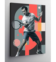 Kanvas Tablo Tenis Temalı