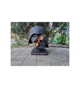 Darth Vader Star Wars Sanat İskelet Kaskı – Gücün Sanatla Buluştuğu Efsanevi Parça Dekoratif Biblo