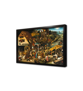 Pieter Brueghel Çerçeveli Mdf Tablo
