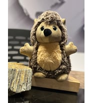 TATLI  CAM GÖZ PELUŞ KİRPİ 28cm (Kahverengi)
