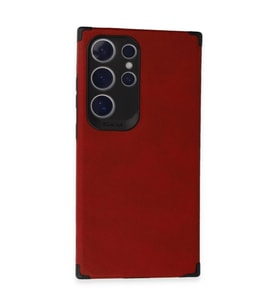 Samsung Galaxy S24 Ultra Kılıf Loop Deri Silikon - Kırmızı