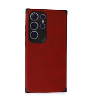 Samsung Galaxy S24 Ultra Kılıf Loop Deri Silikon - Kırmızı