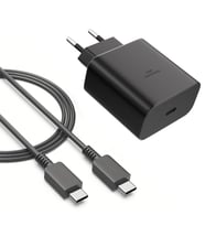 Samsung 45W Şarj Cihazı Samsung EP-EP-T4510 EP-T4511  Type-C to Type-C Kablo uyumlu Hızlı Şarj Cihazı Başlık Set