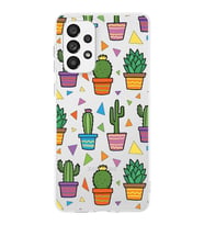 PrintiFy Samsung Galaxy A73 ile Uyumlu 1mm Slim Fit Water Color 4 Baskılı Şeffaf  Kılıf