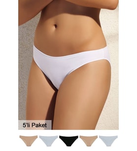 Pierre Cardin Kadın İz Yapmayan 5'li Külot (Çok Renkli)