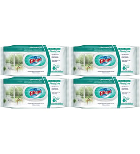 Bingo Clean Yüzey Temizlik Havlusu 96 Yaprak Sevilen Kokular Ferah Evim (4 Lü Set) 384 Yaprak (Beyaz)