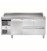 Electrolux Professional EH3H3ABB Endüstriyel Tip S.tezgah,440l,1 Kapı+4 Çekmece,sırtlı-hd ,710046