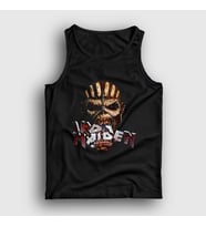 Presmono Unisex Siyah Bite Iron Maiden Atlet 85388tt