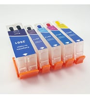 Epson T26 (T2601 & T2611-T2614) Uyumlu Kolay Dolan Kartuş - 5 Renk (Çok Renkli)