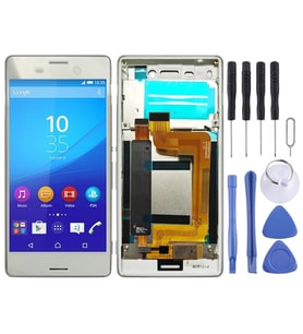Cbtx Sony Xperia M4 Aqua Beyaz Uyumlu Çerçeveli Lcd Ekran Sayısallaştırıcı Tam Montaj