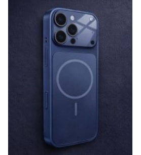 AG Glass İphone 16 PRO Telefon Kılıfı (Mavi)
