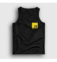 Presmono Unisex Siyah Javascript Coder Programmer Developer Yazılımcı Atlet 335517tt