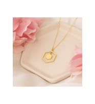 ALTIGEN İKİLİ GÜMÜŞ KOLYE (Gold)