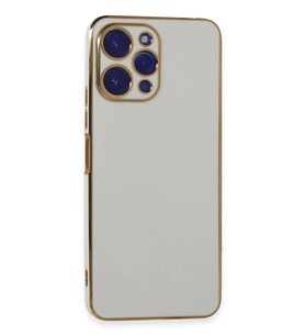 Durukar® Poco M6 Pro 5G Kılıf Volet Silikon - Beyaz