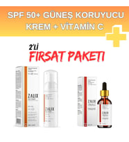 ZALİX 2'li Fırsat Paketi - Güneş Koruyucu Krem ve Vitamin C