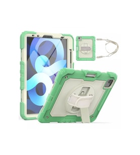 Newface Apple iPad Pro 11 (2020) Kılıf Strap New Tablet Kapak - Yeşil