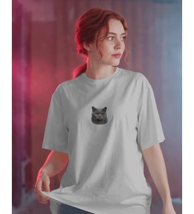 British Shorthair Asaleti – Kadın Oversize Tişört