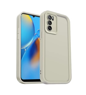 Oppo A16 Kılıf Viera Silikon - Krem