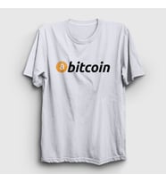 Presmono Unisex Beyaz Btc Bitcoin T-Shirt 263026tt (Beyaz)