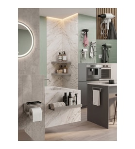 Paslanmaz Çelik Banyo Aksesuar Düzenleyici Seti 5'li