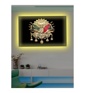 Led Işıklı Osmanlı Amblemi