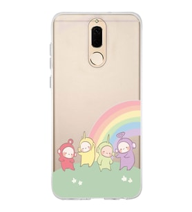 Huawei Mate 10 Lite Uyumlu Teletubbies Desenli Şeffaf Telefon Kılıfı