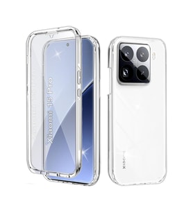 Xiaomi Mi 15 PRO Kılıf Şeffaf 360 Ön Arka Korumalı Silikon