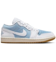 Nike Jordan 1 Low Special Edition Leather Mens Sneaker Hakiki Deri Erkek Günlük Spor Ayakkabı Mavi Beyaz