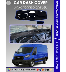 Ford TRANSİT V363 (2014-2019) ÜST 3 GÖZLÜ MODEL Torpido Örtüsü Ön Göğüs Koruma
