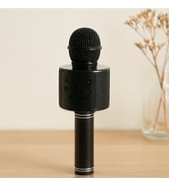 Kablosuz Karaoke Mikrofon Hoparlör (USB/TF/AUX, 800mAh)