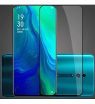 Oppo Reno 10X Zoom Temperli Cam Full Ekran Koruyucu (Siyah)