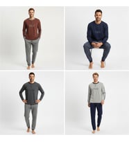 Erkek Pamuklu 4 Adet 2'li Pijama Takımı BB2238