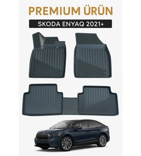 Skoda Enyaq 2021+ Uyumlu 3D Oto Paspas Premium