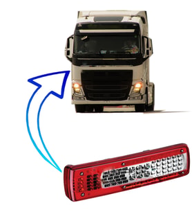 Volvo Fh Iv-Fm Iıv Sol Arka Stop Lambası Ledli 24 Volt N11.12445