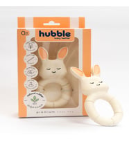 HUBBLE DOĞAL BEBEK DİŞ KAŞIYICI VE OYUNCAĞI (%100 DOĞAL KAUÇUK) TAVŞAN HALKALI
