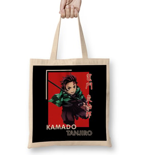 Demon Slayer Kamado Tanjiro Bez Çanta Uzun Saplı