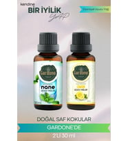 Nane + Limon ( Oda Kokusu Aroma Terapi Buhurdanlık / Difüzör Yağı ) Set 2 Adet x 30 ML