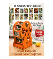 Ahşap Fotoğraflı Değirmen