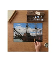 Santa Maria Korsan Gemisi Tasarımı 240 parça Ahşap Puzzle Ahşap Kutuda MP07339