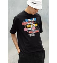 Sonic The Hedgehog Karakterler Baskılı Unisex Oversize Çizgi Film Tişört