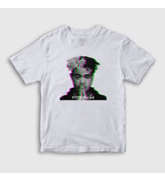 Presmono Unisex Çocuk Beyaz Pray XXXTentacion T-Shirt 48688tt