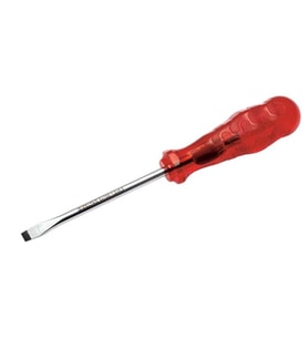 İzeltaş 6X150 Kraft Seri Düz Tornavida - İzeltaş 4100176150 (Kırmızı)